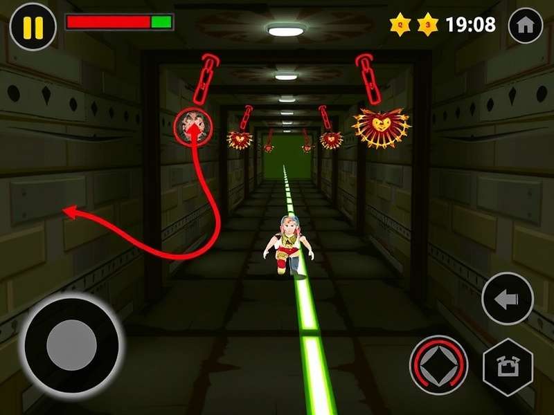 Sinister Corridor Sprint character customization and power-ups